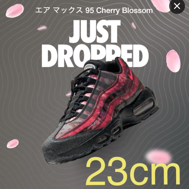 23cm nike air max 95 cherry blossom 桜 | フリマアプリ ラクマ