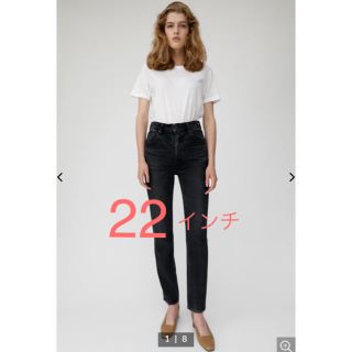 moussy  MVS BLACK SKINNY ブラック スキニー 22牛革