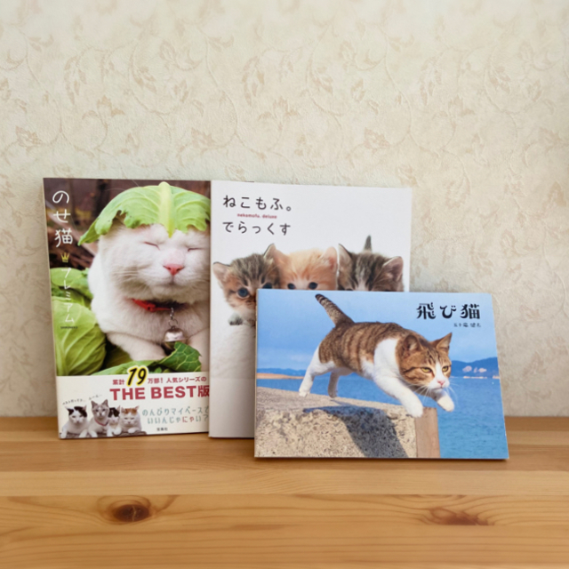 人気の3冊セット　のせ猫プレミアム / ねこもふ。デラックス / 飛び猫 その他のペット用品(猫)の商品写真