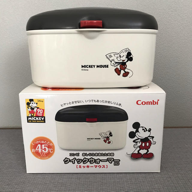 combi(コンビ)のレイナ様専用　Combiミッキー おしりふきウォーマー 動作確認済 お値下げ中♡ キッズ/ベビー/マタニティのおむつ/トイレ用品(ベビーおしりふき)の商品写真