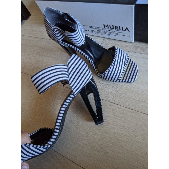 MURUA(ムルーア)のMURUA☆変形ヒールサンダル レディースの靴/シューズ(サンダル)の商品写真