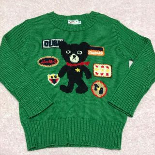 ダブルビー(DOUBLE.B)の美品 DOUBLE.B ダブルB ミキハウス Bくん セーター 100(ニット)