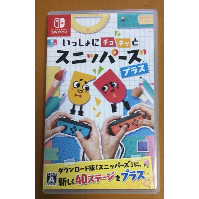 Nintendo Switch(ニンテンドースイッチ)のいっしょにチョキッと スニッパーズ プラス Switch  エンタメ/ホビーのゲームソフト/ゲーム機本体(家庭用ゲームソフト)の商品写真