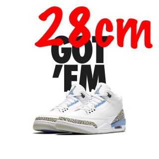 ナイキ(NIKE)のjordan 3 valor blue(スニーカー)