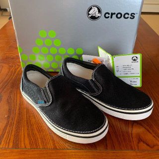 クロックス(crocs)のクロックス スニーカー フーバースリップオン 22cm(スリッポン/モカシン)