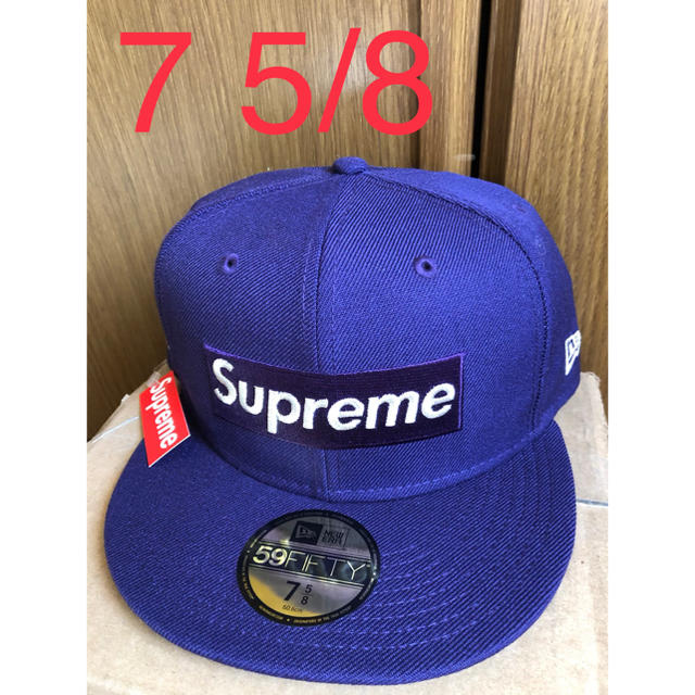 supreme $1M BOX LOGO newera 7 5/8 capコラボ