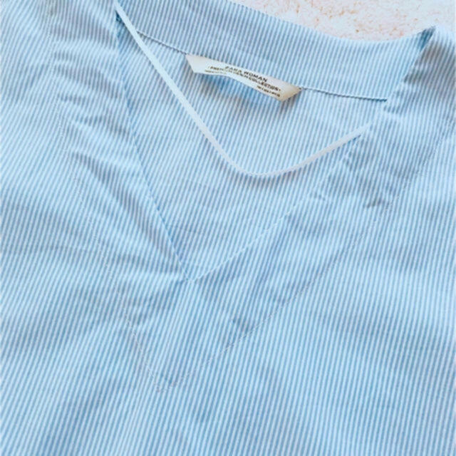ZARA - ♡美品♡ZARA♡ベルスリーブストライプブラウス♡の通販 by love1526's shop|ザラならラクマ