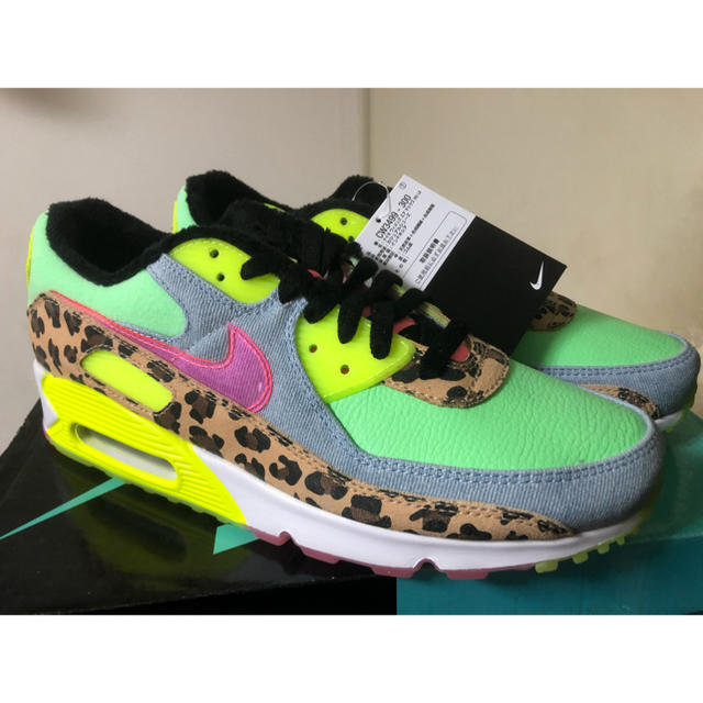 スニーカーNIKE W AIR MAX 90 LX ILLUSION GREEN 29cm