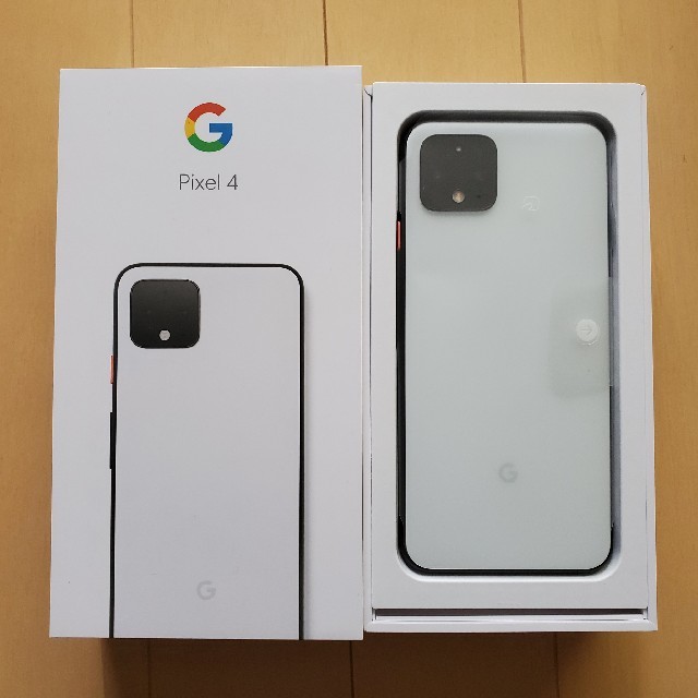 Softbank(ソフトバンク)のSIMフリー Google Pixel 4 64GB ホワイト SoftBank スマホ/家電/カメラのスマートフォン/携帯電話(スマートフォン本体)の商品写真