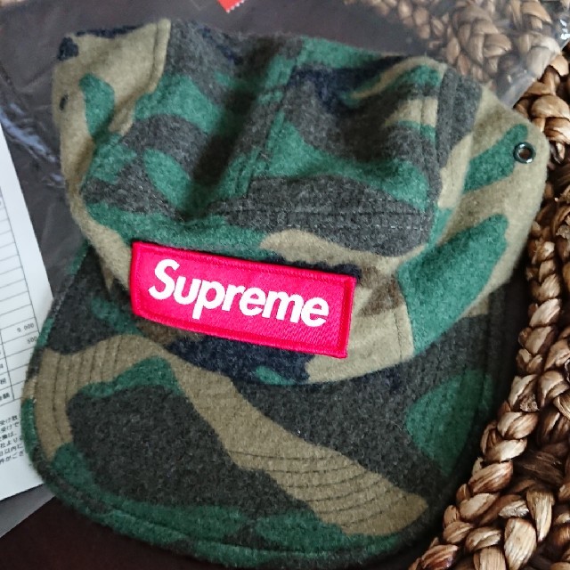 Supreme Ｃamo Wool Camp Cap シュプリーム 迷彩 カモ