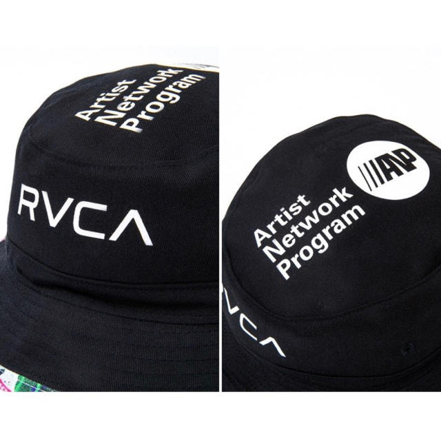 RVCA(ルーカ)の♡♡♡様専用RVCA ルーカ ALL OVER HAT 黒  バケハ  メンズの帽子(ハット)の商品写真