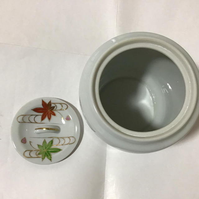 新品 未使用 竜田川　色絵　水指　茶道具 エンタメ/ホビーの美術品/アンティーク(陶芸)の商品写真