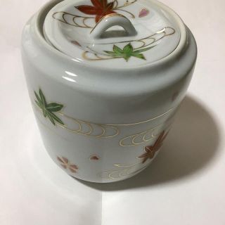 新品 未使用 竜田川　色絵　水指　茶道具(陶芸)