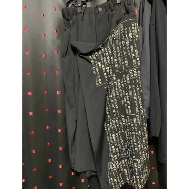最旬トレンドパンツ Yohji Yamamoto ラップパンツ 辞書 19aw Yamamoto Yohji - その他