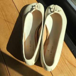 マルタンマルジェラ(Maison Martin Margiela)のフラット足袋パンプス　サイズ24(バレエシューズ)