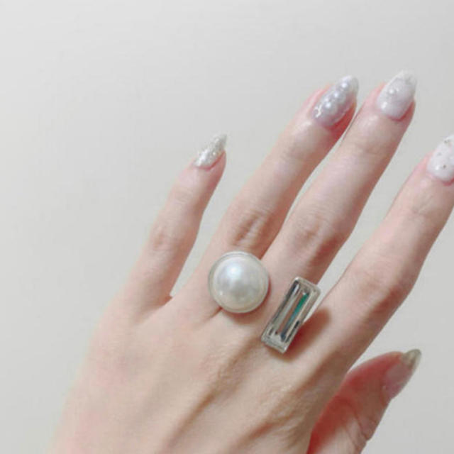 DEUXIEME CLASSE(ドゥーズィエムクラス)のperl &bijou ring シルバー レディースのアクセサリー(リング(指輪))の商品写真