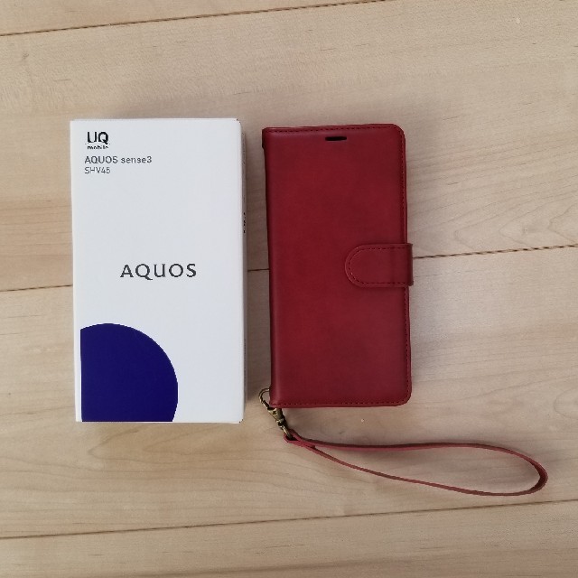 新品ほぼ未使用 AQUOS sense3 SHV45　ケース付