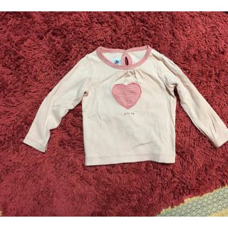 プチバトー(PETIT BATEAU)のプチバトー カットソー 18m 81cm(シャツ/カットソー)