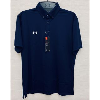 アンダーアーマー(UNDER ARMOUR)のアンダアーマー　ポロシャツ　メンズ　ネイビー　XL(ポロシャツ)