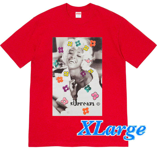 【確実正規品】Supreme Naomi Tee Red XLargeTシャツ/カットソー(半袖/袖なし)