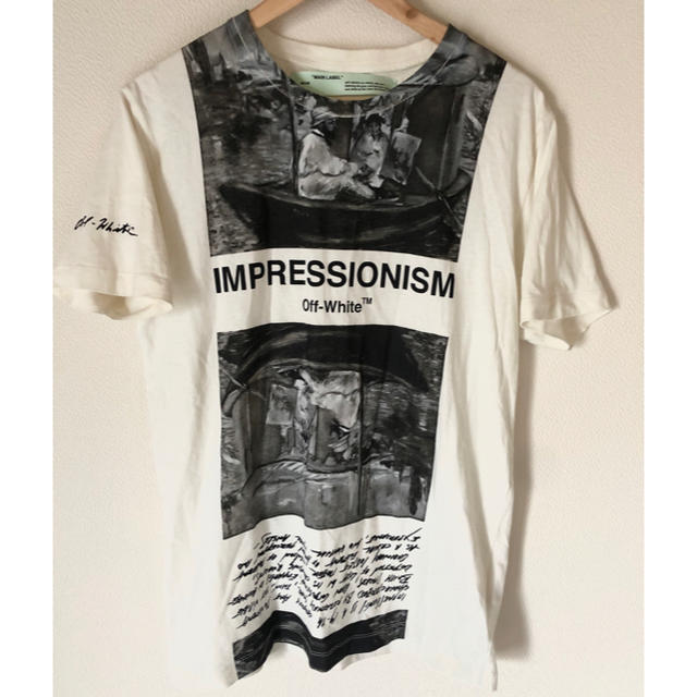 新製品 オフホワイト OFF-WHITE NEWSPAPAR Tシャツ 白 黒 univ-silkroad.uz