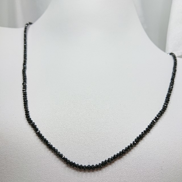 K18WG ブラックダイヤモンド ネックレス 21.4ct | www.jarussi.com.br