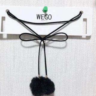 ウィゴー(WEGO)のWEGOチョーカー　ブラック　新品(ネックレス)