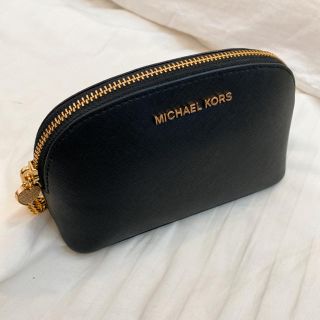 マイケルコース(Michael Kors)のほぼ新品！MICHAEL KORS レディース ポーチ ブラック(ポーチ)