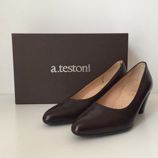 【超美品】a.testoniパンプス