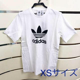 アディダス(adidas)の新品 adidas アディダス 半袖Tシャツ ホワイト XSサイズ(Tシャツ/カットソー(半袖/袖なし))