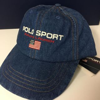 ラルフローレン(Ralph Lauren)の新品タグ付き ポロ ラルフローレン ポロスポーツ デニム キャップ(キャップ)