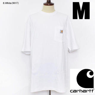 カーハート(carhartt)のcarhartt カーハート Tシャツ 白 M K87(Tシャツ/カットソー(半袖/袖なし))
