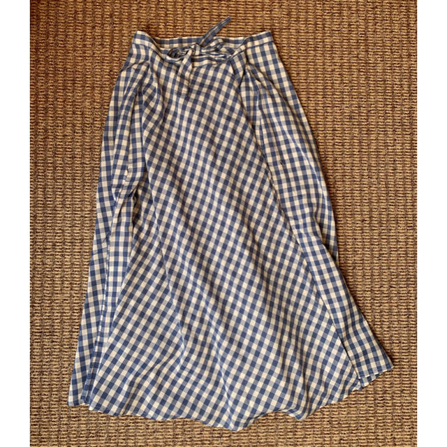 Santa Monica(サンタモニカ)の値下げ！ヴィンテージ　古着　ヘイトアンドアシュバリー　ギンガムチェックスカート レディースのスカート(ロングスカート)の商品写真