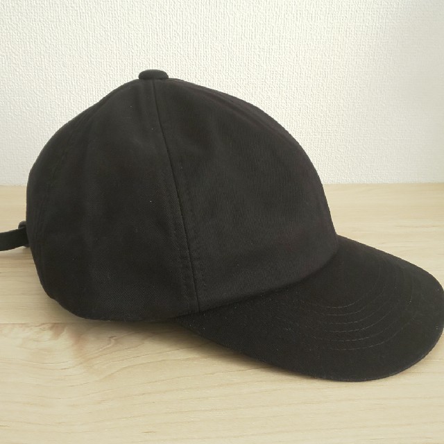 UNIQLO(ユニクロ)のユニクロ  コットン ツイルキャップ ブラック レディースの帽子(キャップ)の商品写真