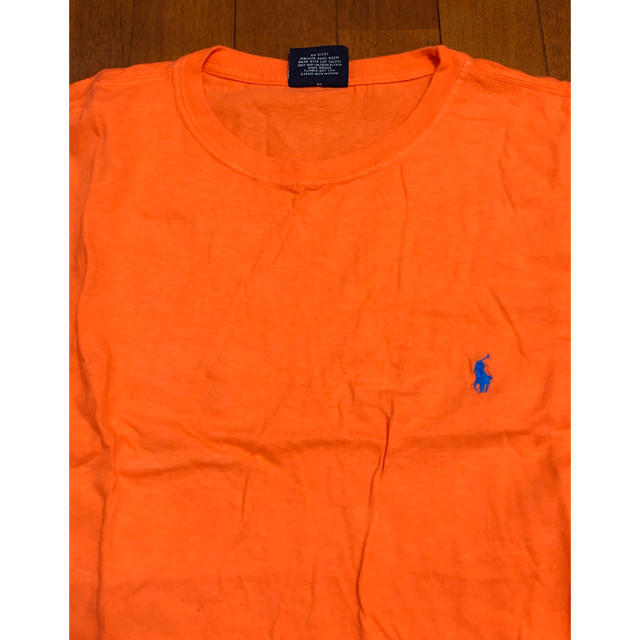 POLO RALPH LAUREN(ポロラルフローレン)のRalph Laurenラルフローレン☆オレンジワンポイントTシャツ メンズのトップス(Tシャツ/カットソー(半袖/袖なし))の商品写真