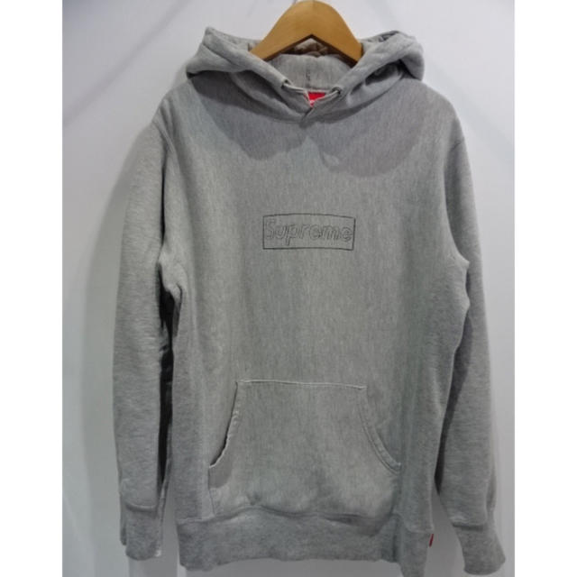 11AW supreme kaws boxlogo pulloverhoodieメンズ