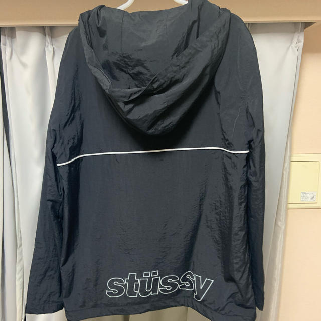 STUSSY(ステューシー)のSTUSSY アノラック　BLACK メンズのジャケット/アウター(ナイロンジャケット)の商品写真