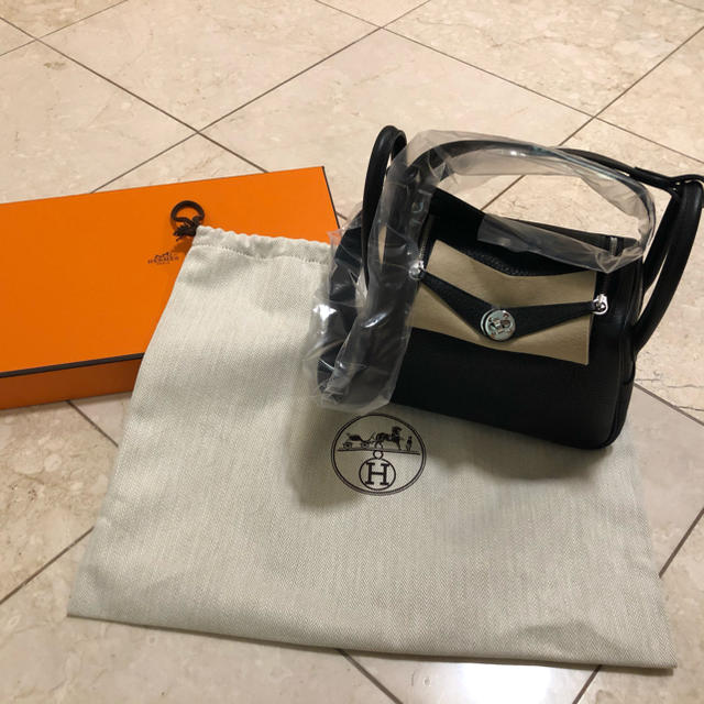 スーパーレア　HERMES リンディ　ミニ　18 ブラック