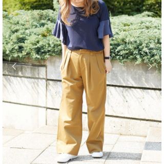 ニコアンド(niko and...)のalcali×Dickies＊新品 別注ワークワイドパンツ(カジュアルパンツ)