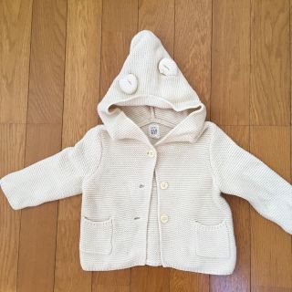 ベビーギャップ(babyGAP)のGAP くま耳 カーディガン(カーディガン/ボレロ)