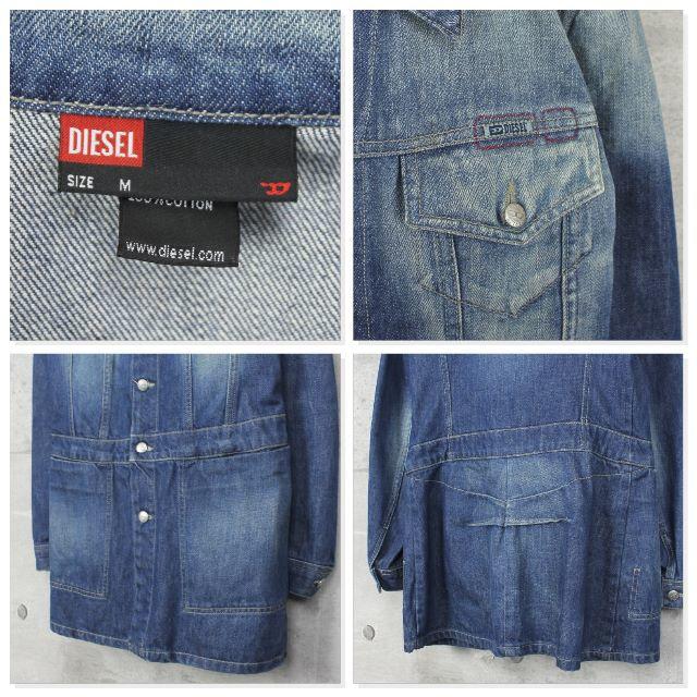 DIESEL(ディーゼル)の古着 DIESEL ディーゼル イタリア製 デニムジャケット レディースのジャケット/アウター(Gジャン/デニムジャケット)の商品写真