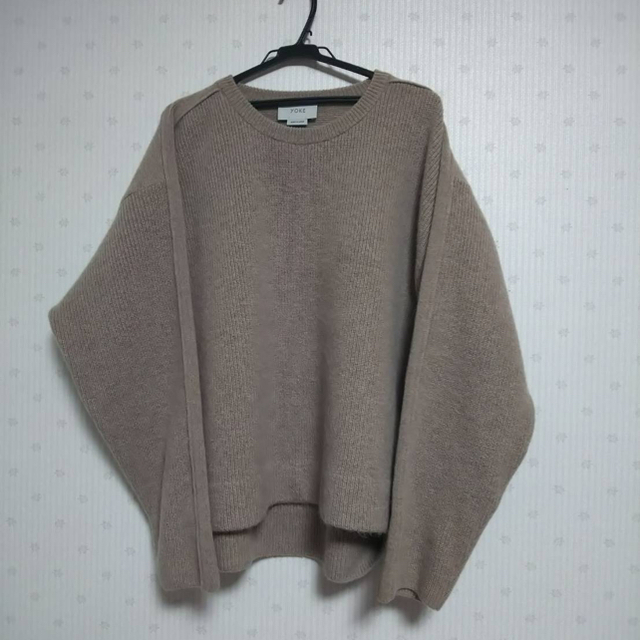 トップスYOKE 19AW  7Gアルパカニット