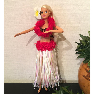 バービー(Barbie)のバービー人形 フラダンス衣装 【No.206】(人形)