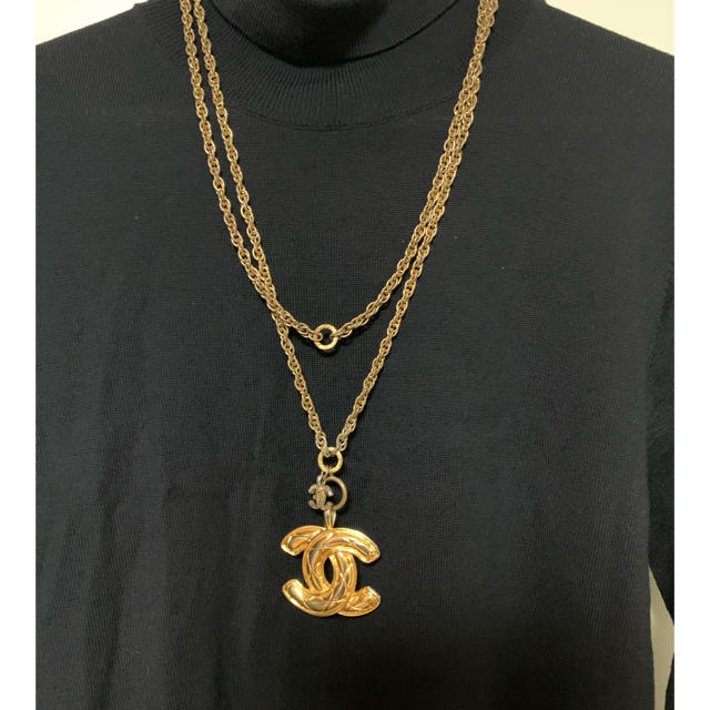 CHANEL(シャネル)の美品　CHANEL マトラッセ　ネックレス レディースのアクセサリー(ネックレス)の商品写真