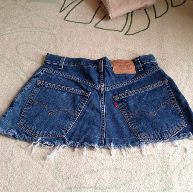 Levi's(リーバイス)の【着画】リーバイスused台形スカート レディースのスカート(ミニスカート)の商品写真