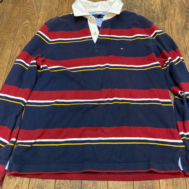 TOMMY HILFIGER(トミーヒルフィガー)のTommy Hilfiger メンズ　ラガーシャツ　マルチカラー　Sサイズ レディースのトップス(ポロシャツ)の商品写真