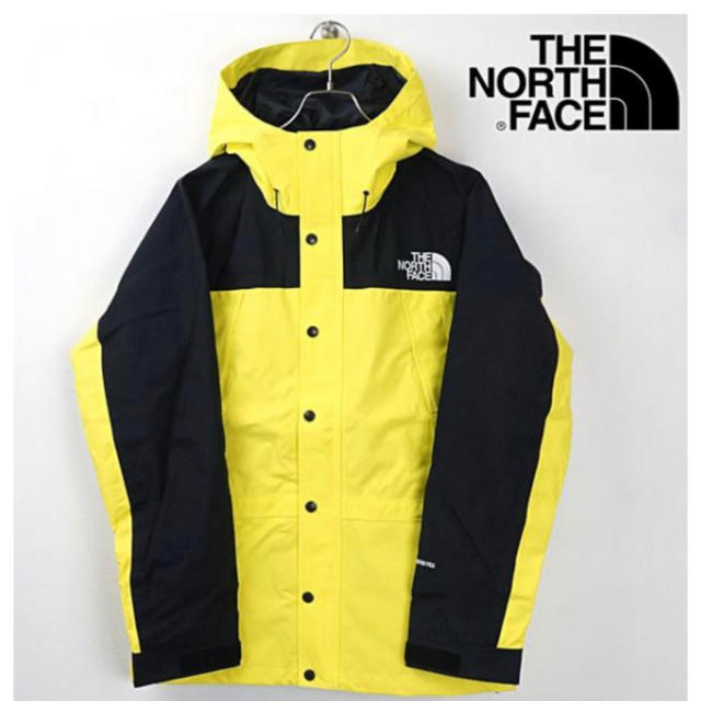 THE NORTH FACE(ザノースフェイス)の【特別値下げ】ノースフェイス　マウンテンライトジャケット　レモンイエロー　M メンズのジャケット/アウター(マウンテンパーカー)の商品写真