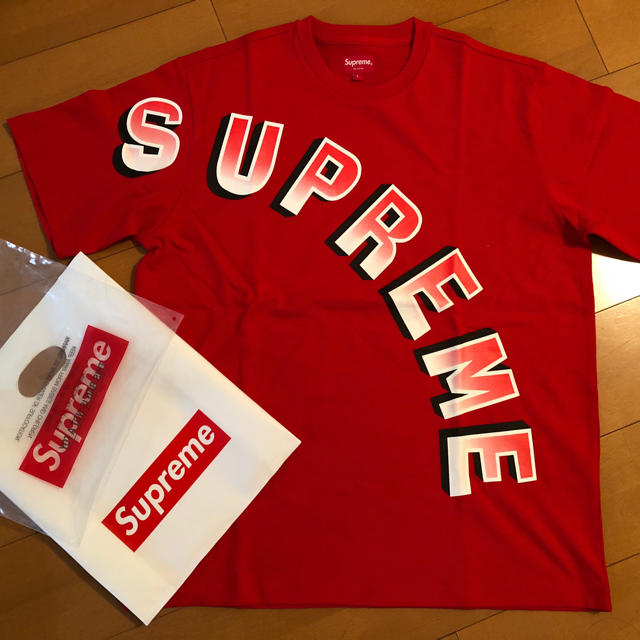 supreme SWAROVSKI shirt Sサイズ赤新品未使用国内正規品