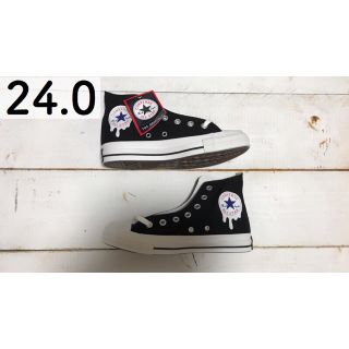 コンバース(CONVERSE)のコンバース オールスター ブラック ドリップパッチ ハイカット(スニーカー)