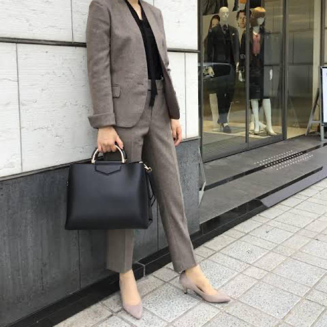 THE SUIT COMPANY - スーツカンパニー セットアップ ブラウン 36の通販